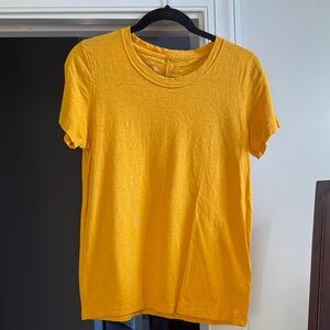 J. Crew Mustard Girlfriend Tee